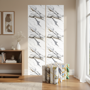 Pegatina de pared Erpsl Lk-70 de 60 cm x 2,8 m con diseño de mármol para decoración del hogar - Product Image 2