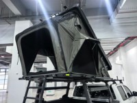 4x4 Touring Dreieckiges T-End Hardshell Dachzelt mit Aluminium-Heck-X-Scheren-System für LKW-Ladeflächen