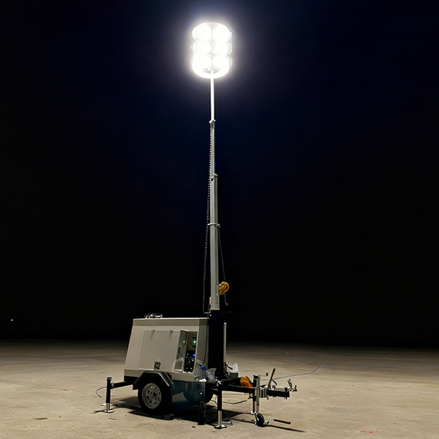 Night Construction Balloon Lighting Tower: 360° Wide Coverage & Energy-Saving