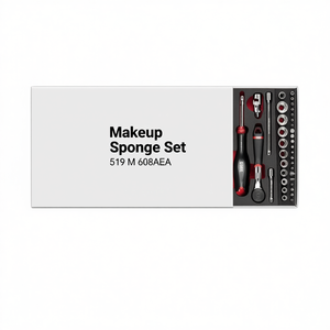 <b>Makeup</b> Sponge Set 519 M 608AEA Professional Beauty <b>Tool</b> for Face Application - Product Image 2
