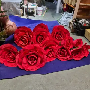 Nhân Tạo EVA Bọt Khổng Lồ Rose Flower Wedding Party Trang Trí Khổng Lồ EVA Hoa Handmade Ngoài Trời Không Thấm Nước Rose