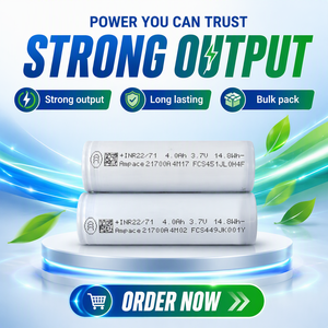 Offre Spéciale – Batterie Lithium Originale Ampace21700 IMR 4000mAh 3.7V 37A à Décharge Continue, Cellule Cylindrique 1500 Cycles pour Vélo Électrique et Drone - Product Image 1