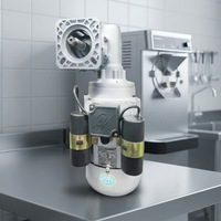 Moteur à induction spécial 220V 50Hz avec montage à bride et protection entièrement intégrée pour machine à crème glacée dure