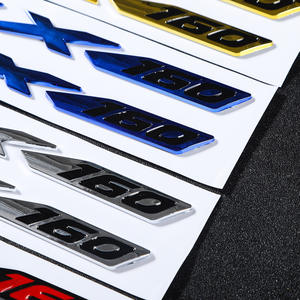 Motocicleta para <span class=keywords><strong>Vespa</strong></span> Sprint 125/150 al aire libre PCX 160 motocicleta fuente negra logotipo ennegrecido pegatina para coche - Product Image 2