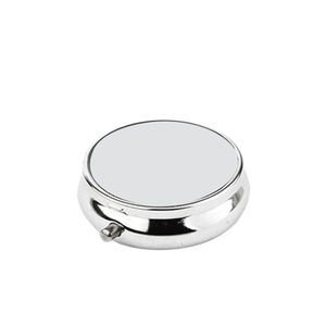 กล่องยาโลหะชุบคุณภาพสูงแบบ OEM สีและโลโก้สั่งทำพิเศษ กล่องใส่ยาแบบพกพาทันสมัยพร้อมกระจกพกพา - Product Image 2