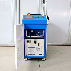 Machine de nettoyage au laser à fibre portative 2 kW 3 kW pour l'élimination de la <span class=keywords><strong>rouille</strong></span>, de l'huile et de la peinture sur surface métallique, nettoyeur laser à fibre - Product Image 3