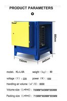 Filtre à fumée électrostatique pour cuisine de restaurant, élimination des fumées d'huile à 95 %, précipitateur électrostatique ESP 8000CMH, purificateur d'air