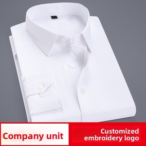 <span class=keywords><strong>Camisa</strong></span> <span class=keywords><strong>de</strong></span> Trabajo <span class=keywords><strong>de</strong></span> Manga Larga para Hombre, Camisas Formales <span class=keywords><strong>de</strong></span> Negocios Transpirables y <span class=keywords><strong>Sin</strong></span> Arrugas - Product Image 3