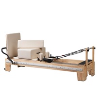 Lit de Pilates Reformer à domicile avec noyau en bois de chêne de haute qualité