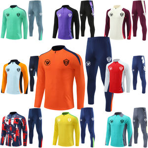 Kit seragam sepak bola klub Thailand, baju olahraga set baju sepak bola kosong kustom jersey sepak bola 2425 - Product Image 1