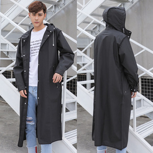 Tùy Chỉnh Màu Sắc Logo <span class=keywords><strong>In</strong></span> Di Động Không Thấm Nước EVA Trung Quốc Áo Mưa Tái Sử Dụng Mưa Áo Khoác Không Thấm Nước Mưa Coat Cho Đi Bộ Đường Dài - Product Image 2