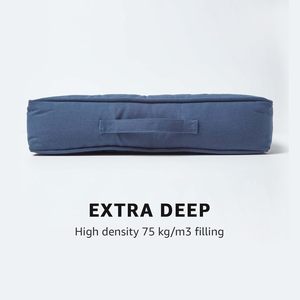 Cuscino Rialzato per <span class=keywords><strong>Poltrona</strong></span> Navy, Grande e Rigido, Quadrato 50cm, per Alleviare la Pressione, Spessore 10cm, Lussuoso e Morbido, Vendita all'Ingrosso dalla Fabbrica - Product Image 4