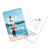 Mini-étiquette RFID PVC 13,56 MHz étanche, carte-clé d'hôtel, puce 1k, contrôle d'accès ultraléger, haute qualité