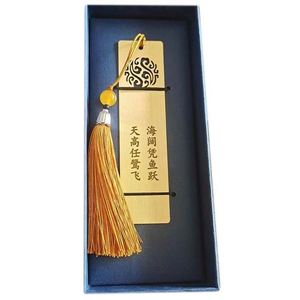 <b>Metal</b> Flower <b>Bookmark</b> with Tassel Wedding & Anniversary Gift - Product Image 3
