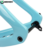 Cadre de vélo de route en fibre de carbone 700C, frein à disque, boîtier de pédalier T47, axe traversant 142x12, espacement pour pneus 32C