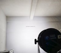 Projecteur LED extérieur puissant 24x15W RGBWAUV 6-en-1 DMX512 avec ventilateur de refroidissement et dissipateur thermique IP65 pour scène
