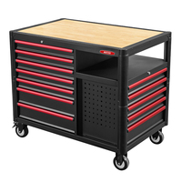 Carro de Almacenamiento Multiusos de Acero Reforzado GATmatic con Soporte OBM, para Herramientas de Taller y Garaje
