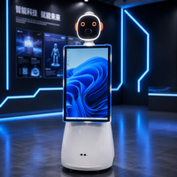 Machine Photobooth Robot DSLR avec Écran Tactile 32 Pouces, Photobooth Robot avec Appareil Photo et Imprimante pour Mariage et Fêtes
