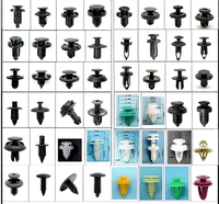 Clips de fixation en nylon pour garnitures de portières de voiture, couvre-pare-chocs, doublures d'ailes, joints de capot, protections anti-éclaboussures et panneaux intérieurs