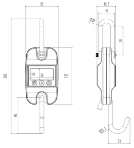 Balance numérique suspendue pour bagages, chasse et pêche, à faible consommation d'énergie, prix abordable - Product Image 5