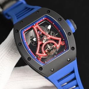 Reloj Mecánico Automático de Lujo con Cristal de Zafiro, Resistente al Agua, con Reserva de Marcha, Correa de 24 mm, Caja de Cerámica y Correa de Caucho - Product Image 3
