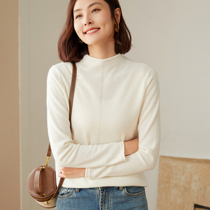 Vente en gros de <span class=keywords><strong>pull</strong></span> tricoté en cachemire personnalisé de haute qualité pour femmes <span class=keywords><strong>pull</strong></span> tricoté <span class=keywords><strong>chaud</strong></span> d'hiver <span class=keywords><strong>pull</strong></span> en cachemire pour femmes <span class=keywords><strong>pas</strong></span> <span class=keywords><strong>cher</strong></span> - Product Image 5