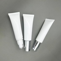 Pompa kosmetik tanpa udara Perawatan Kulit 30 ml, wadah kosmetik plastik lembut tabung kemasan kedap udara 50 ml