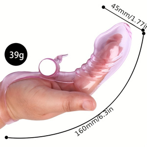 Vibratore a Dito <span class=keywords><strong>per</strong></span> il Piacere Femminile, Giocattolo Sessuale <span class=keywords><strong>per</strong></span> Stimolazione Vaginale, Accessorio <span class=keywords><strong>per</strong></span> Coppie Adulte - Product Image 4