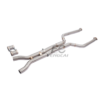Tuyau d'échappement intermédiaire en acier inoxydable de haute qualité pour BMW X5M X6M F95 F96 4.4T 2024+ – Amélioration du son du véhicule avec échappement arrière Cat