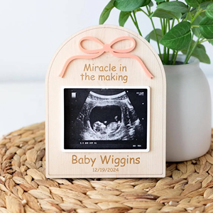 Boîte <span class=keywords><strong>de</strong></span> rangement pour souvenirs <span class=keywords><strong>de</strong></span> bébé en bois écologique avec design artistique personnalisé pour collection <span class=keywords><strong>de</strong></span> photos d'échographie - Product Image 4