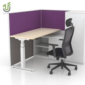 IULTRA Electric Dual Motor Ergonómico en forma de L Altura ajustable Escritorio de computadora Diseño moderno para una computación cómoda - Product Image 4