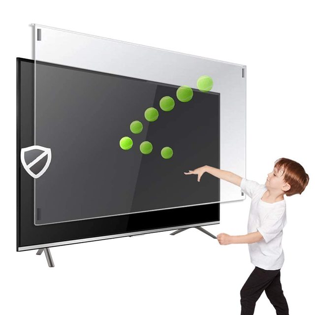 Anti-broken Anti Blue Light Filter TV Screen Protector Easy Install Waterproof Acrylic Screen Protector