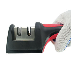 Aiguisoir jetable 3 en 1 SATC en acier au carbone Couteaux en métal avec manche en ABS Outil abrasif pour l'affûtage des haches et des couteaux - Product Image 3