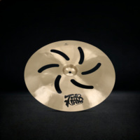 Popular B20 T Series Effect Cymbals with Holes China Ozone Cymbal 18" Professional Percussion for Sale