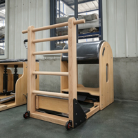 Baril d'escalade Pilates MJD M301A en chêne, durable, écologique, équipement de fitness portable avec emballage en boîte en bois, garantie de 5 ans
