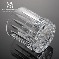 Promoción de Fábrica: Vaso de Cristal Transparente Garbo Classic de 11 oz con Relieve, para Hotel, Bar, Pub, con Logotipo OEM, para Whisky