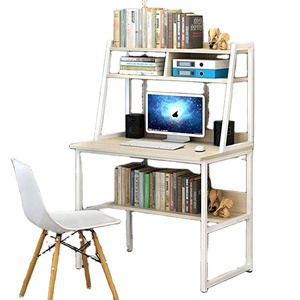 Bán buôn hiện đại kệ gỗ máy tính xách tay bàn máy tính bảng chỉ đơn giản là nghiên cứu công nghiệp viết bảng Máy Trạm kệ sách hutch - Product Image 2