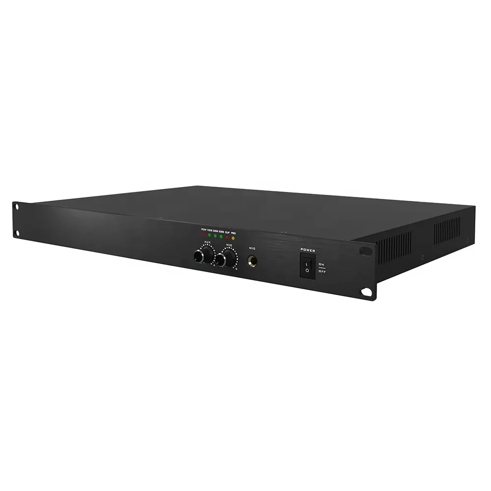 Profession elles PA-System Digital Multifunktions 240W 1u 70V Ausgang Leistungs verstärker Audio verstärker