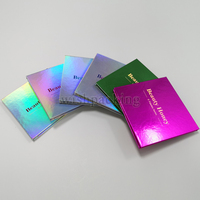 Vente en gros palettes holographiques fard à paupières fsc personnalisé 9 couleurs ombre à paupières luxe haut de gamme maquillage fard à paupières Palette avec votre logo