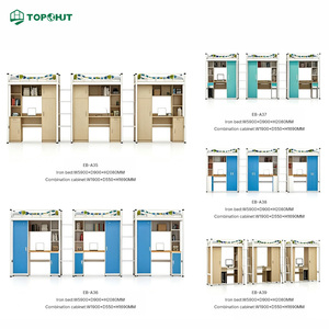 Estructura de Cama Metálica de Acero Laminado en Frío Integrada para Alojamiento Universitario, W4480 X D900 X H2080MM, para Evaluación de Licitaciones - Product Image 3
