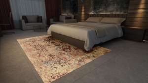 Alfombra Moderna de Primera Calidad, Suave, Hecha a Máquina, de Poliéster, Antideslizante, Reversible, Apta para Mascotas, Duradera, Antideslizante, para Sala de Estar, Dormitorio, Oficina - Product Image 6