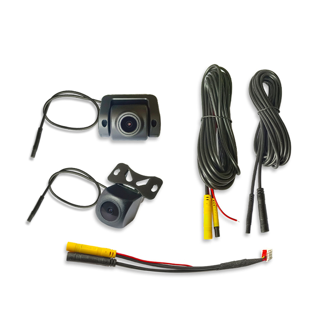 1080p Car Universal Starlight Night Vision Waterproof IP68 Front and Rear Dual Camera 360 Degree Panoramic