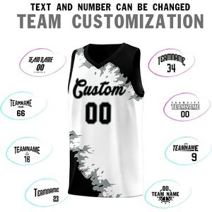 ชุดเสื้อบาสเก็ตบอลแบบกลับด้านได้ รุ่น Unisex สำหรับผู้ใหญ่ คอวี ระบายอากาศได้ดี พิมพ์ลายแบบ Sublimated พร้อมชื่อและหมายเลข - Product Image 4