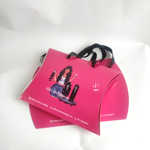 Thanh Lịch Biểu Tượng Tùy Chỉnh Hot Màu Hồng Sang Trọng Con Người Trinh Nữ Tóc 4-5 Bó Dệt Tóc Giả Gối Hộp Cho Phần Mở Rộng Tóc Bao Bì - Product Image 1