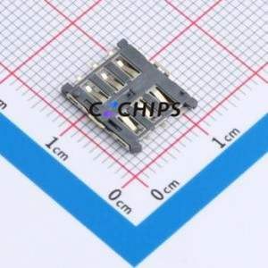 XDSM-0420-2192 SIM Card Connector SMD Connector Plug-In Type Nano SIM Card 1.35mm - Product Image 2