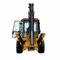 XCMG XC8-C2570 Backhoe Loader 4WD Alat Penggali Roda Kecil untuk Konstruksi Pertanian, Pipa Utilitas, dan Pekerjaan Kebun