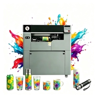 Imprimante UV à jet d'encre avec impression de logo personnalisé et base de stockage pour gobelets, bouteilles, tasses, pots et vases en métal, céramique, verre et plastique