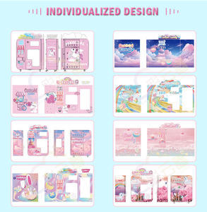 Trung tâm mua sắm ngoài trời tự thông minh kẹo bông xỉa Máy bán hàng tự động tự động tùy chỉnh thẻ tín dụng tiền xu và phương thức thanh toán tiền mặt - Product Image 6