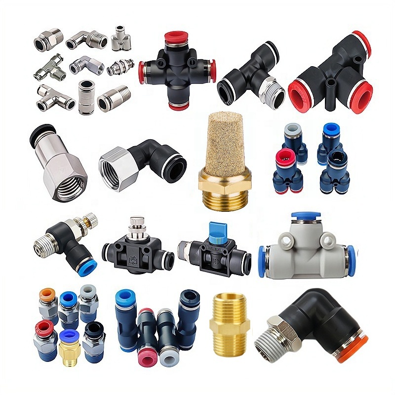 Male Straight Pu Air Hose Connector