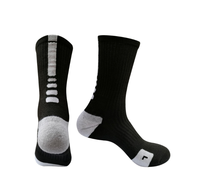 Coussin logo Sublimation Crew Athletic Sport Hommes Elite Basketball Chaussettes